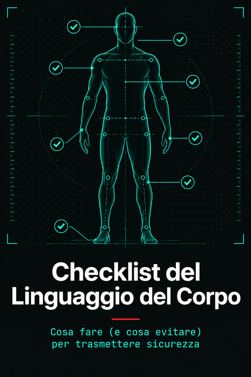 Copertina del bonus Checklist del Linguaggio del Corpo